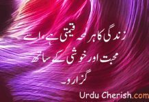 Heart Touching Quote about Life in Urdu