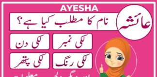 Ayesha Name Meaning In Urdu (Girl Name عائشہ)