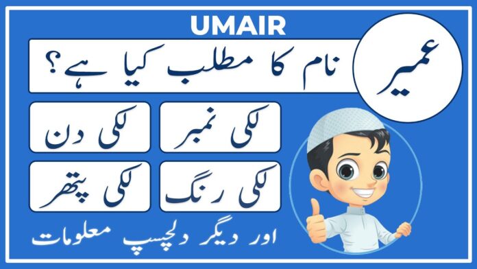 Umair Name Meaning In Urdu (Boy Name عمیر)